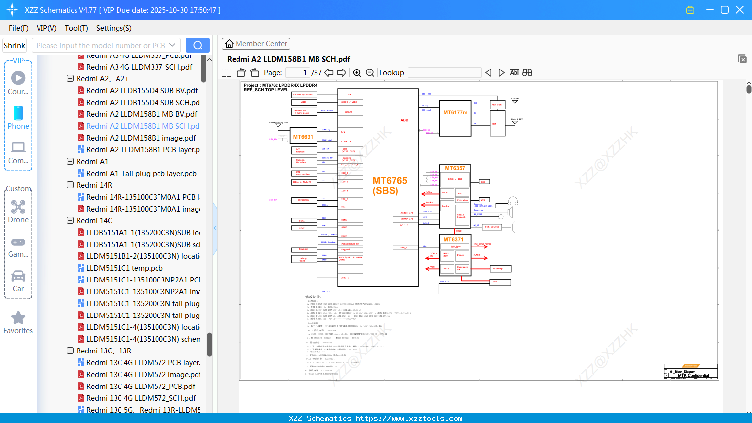 Xiaomi Redmi A2 LLDM158B1 MB SCH